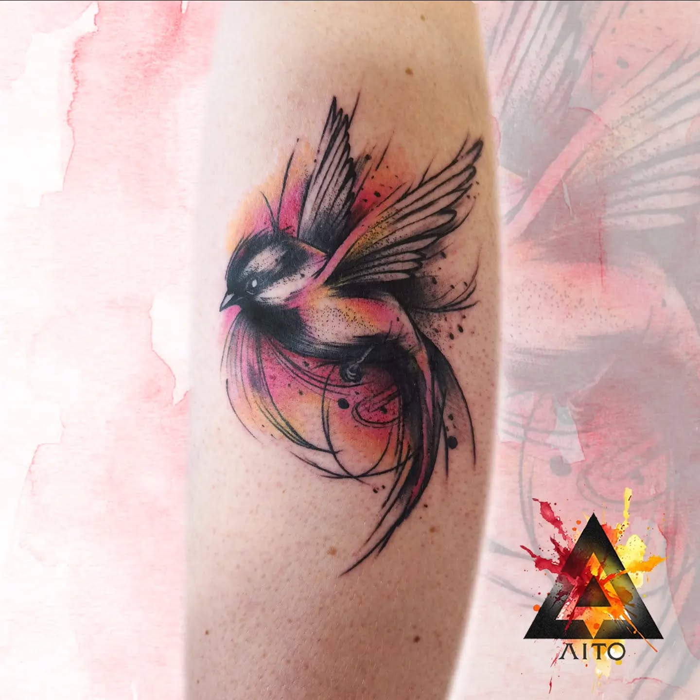 Petit Oiseaux abstrait